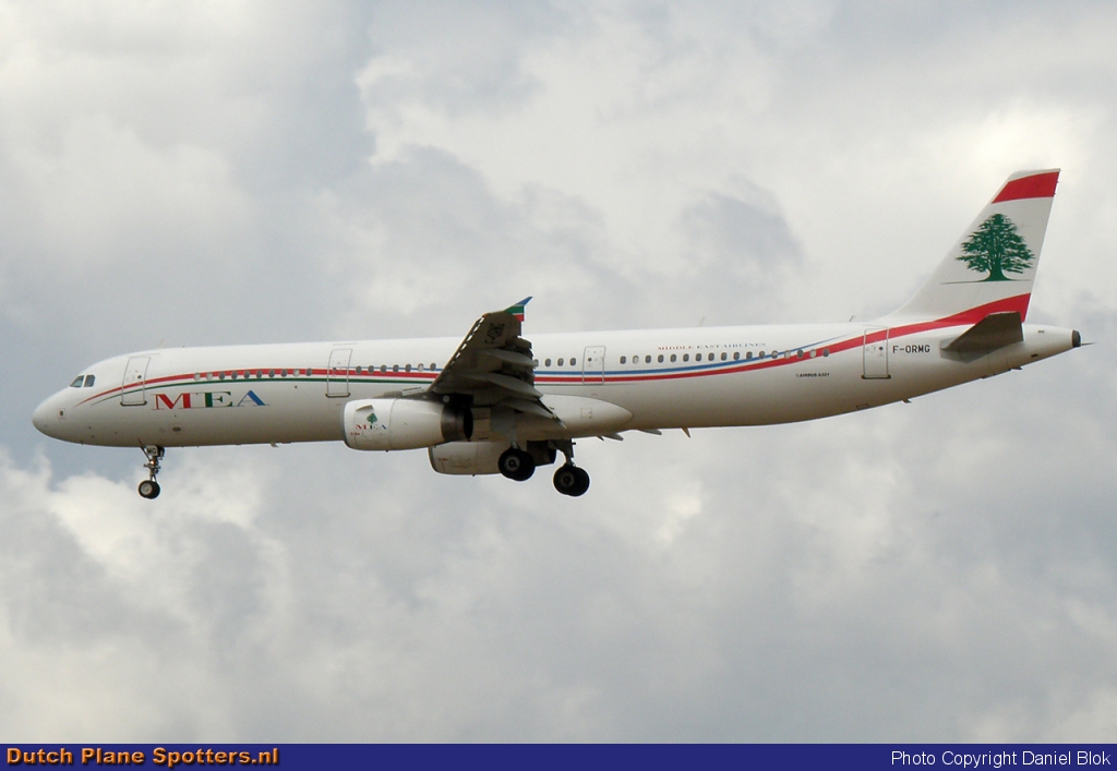 F-ORMG Airbus A321 Middle East Airlines (MEA) by Daniel Blok