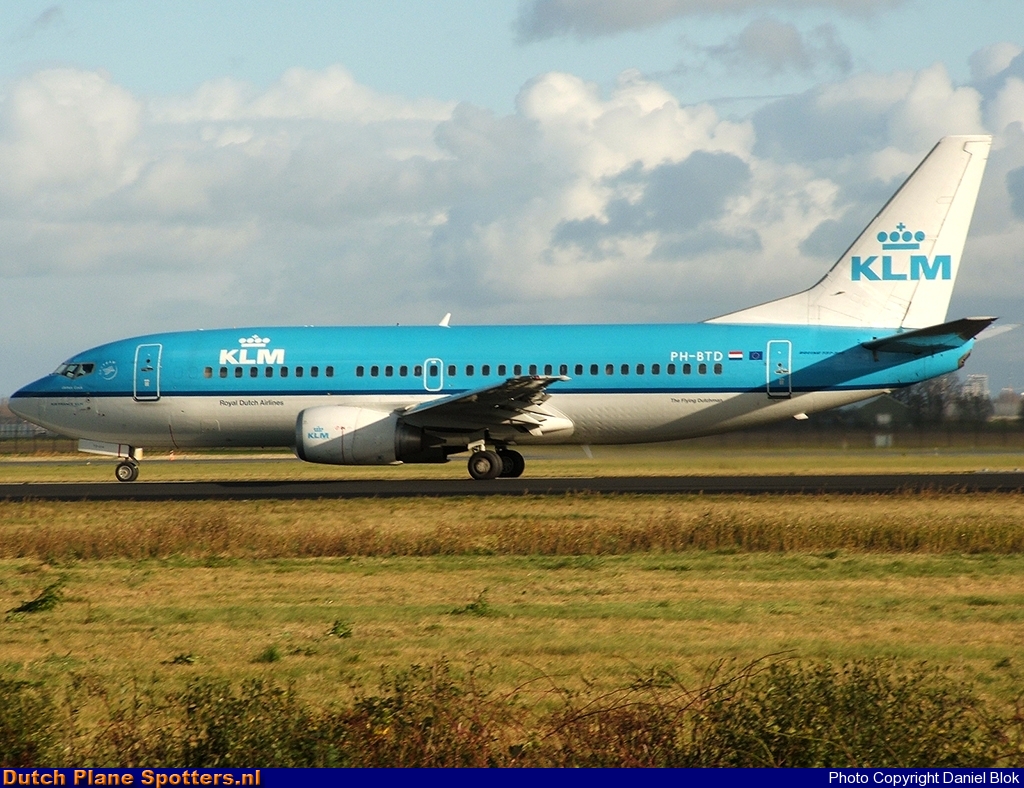 PH-BTD Boeing 737-300 KLM Royal Dutch Airlines by Daniel Blok