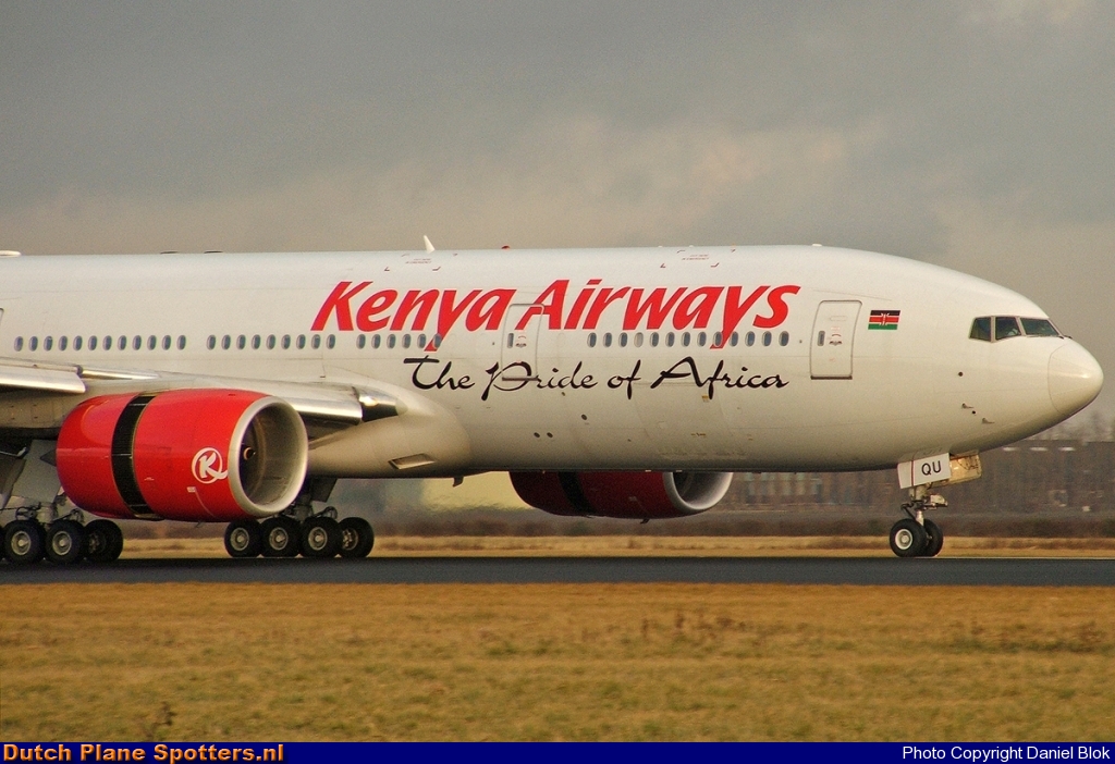 5Y-KQU Boeing 777-200 Kenya Airways by Daniel Blok