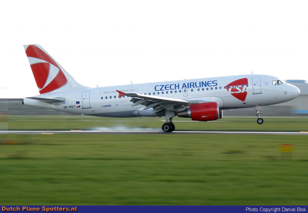 OK-PET Airbus A319 CSA Czech Airlines by Daniel Blok