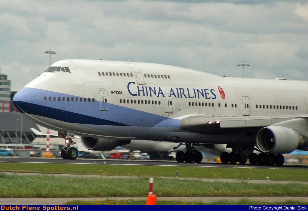 B-18203 Boeing 747-400 China Airlines by Daniel Blok