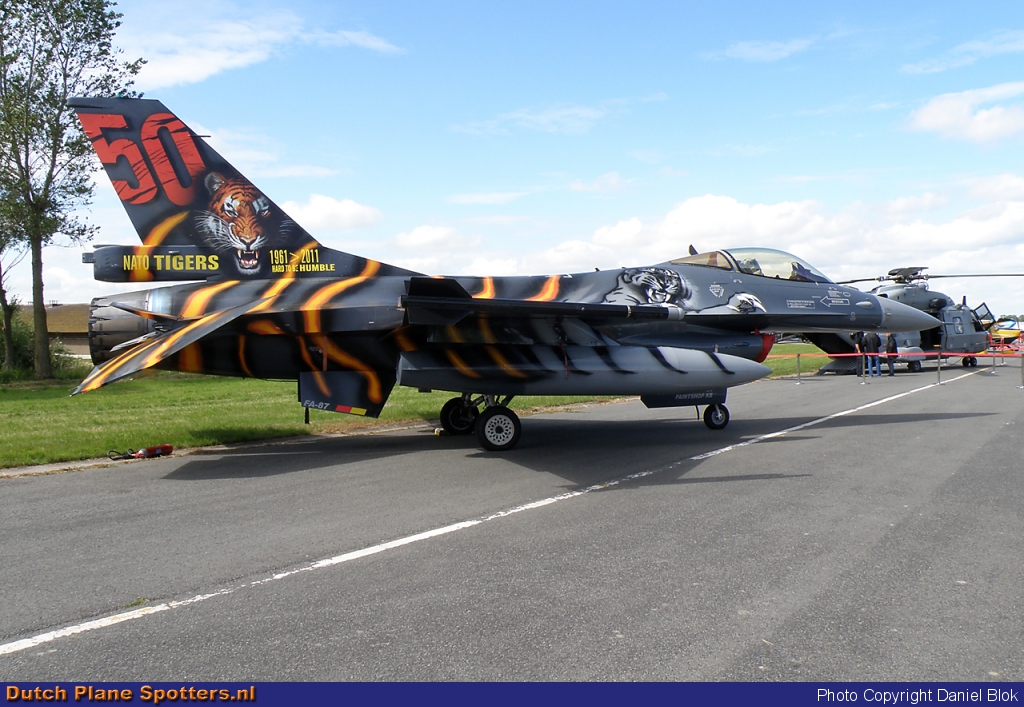 FA-87 General Dynamics F-16 Fighting Falcon MIL - Belgium Air Force by Daniel Blok