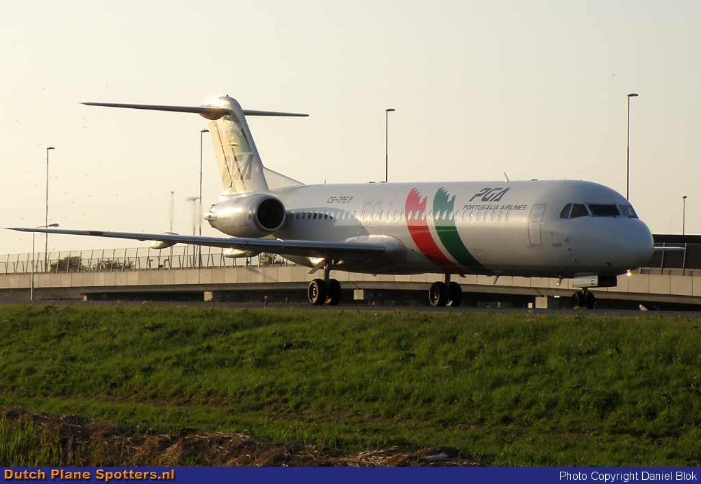 CS-TPE Fokker 100 PGA Portugalia Airlines by Daniel Blok