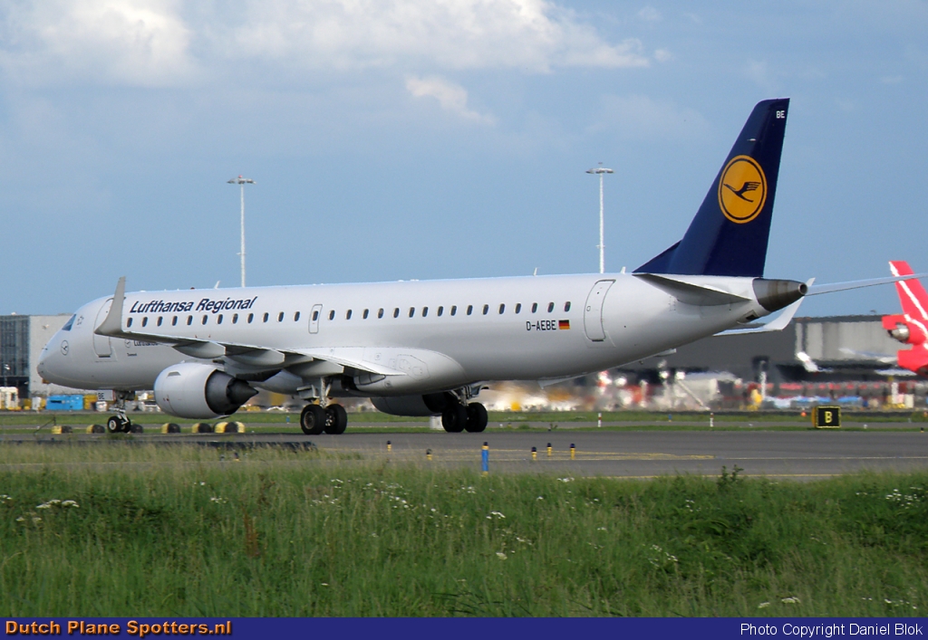D-AEBE Embraer 195 CityLine (Lufthansa Regional) by Daniel Blok