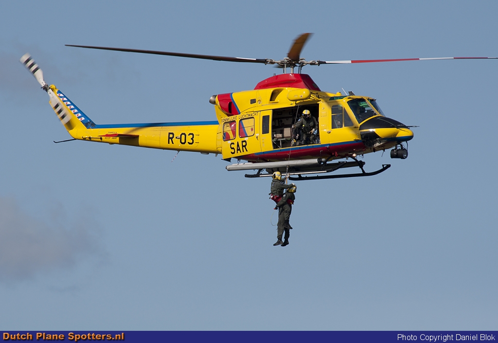 R-03 Agusta Bell 412 MIL - Dutch Royal Air Force by Daniel Blok