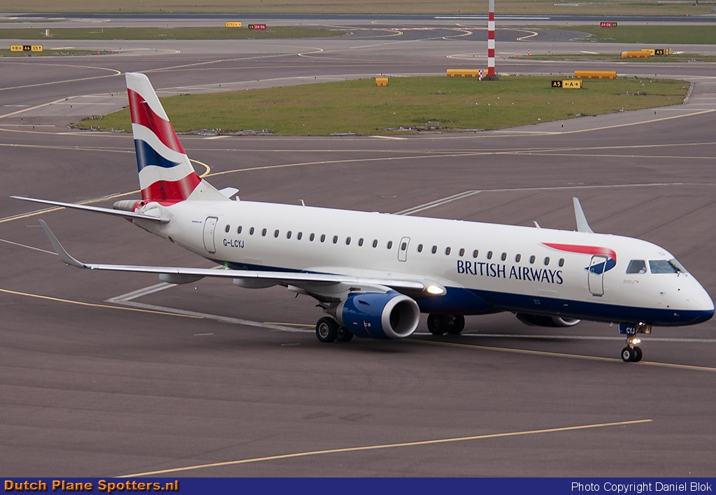 G-LCYJ Embraer 190 BA CityFlyer (British Airways) by Daniel Blok