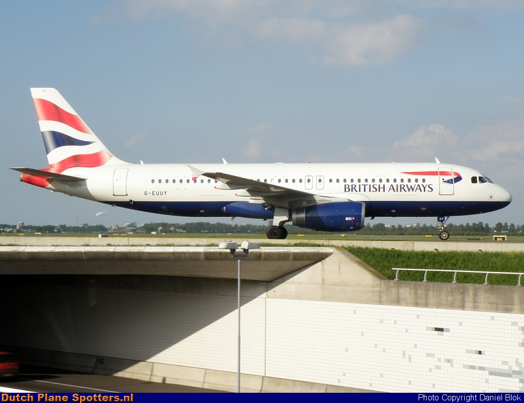G-EUUY Airbus A320 British Airways by Daniel Blok