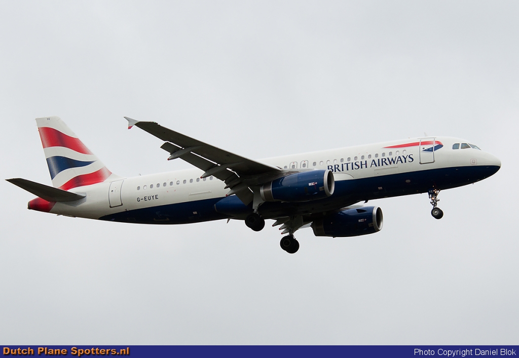 G-EUYE Airbus A320 British Airways by Daniel Blok