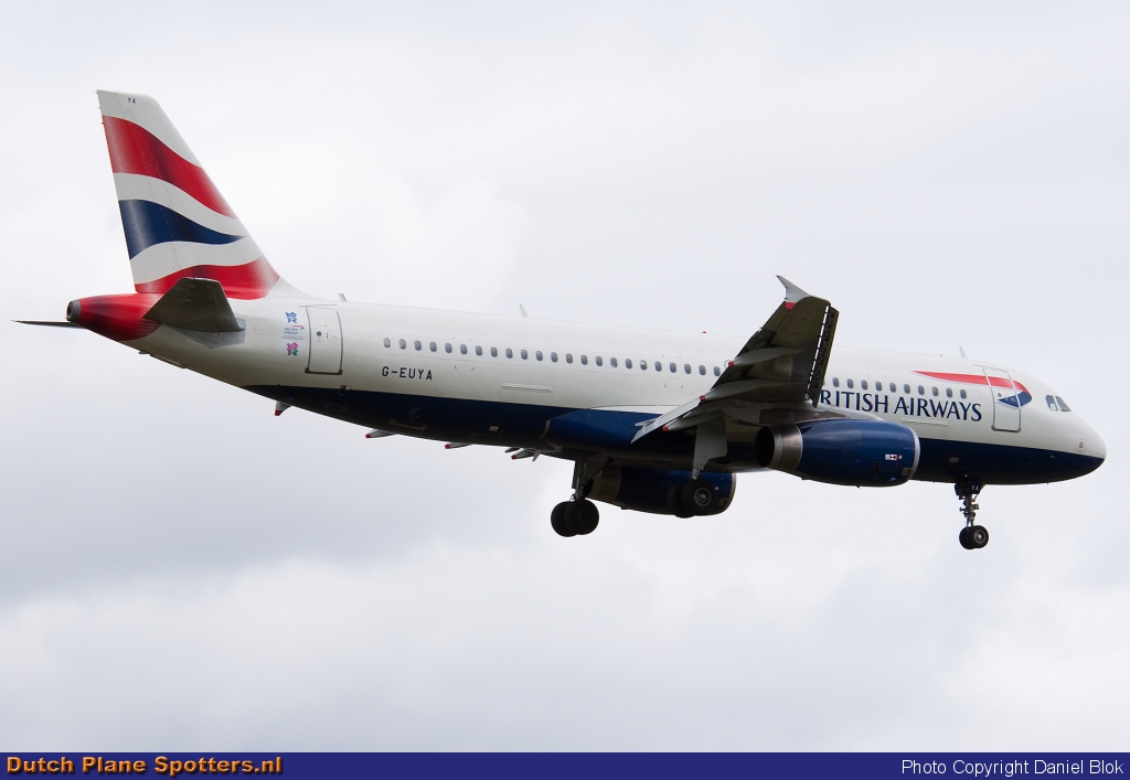 G-EUYA Airbus A320 British Airways by Daniel Blok