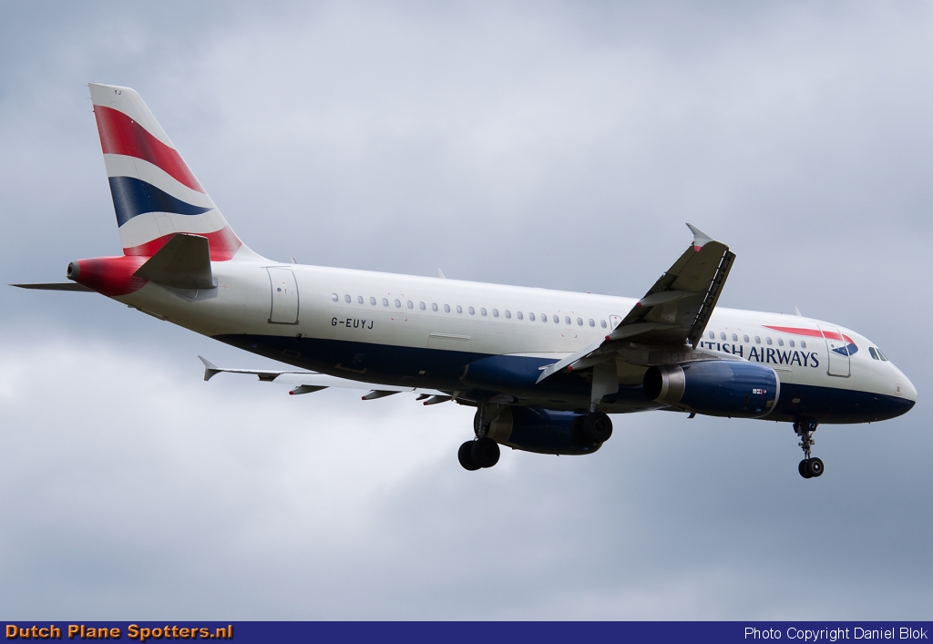 G-EUYJ Airbus A320 British Airways by Daniel Blok