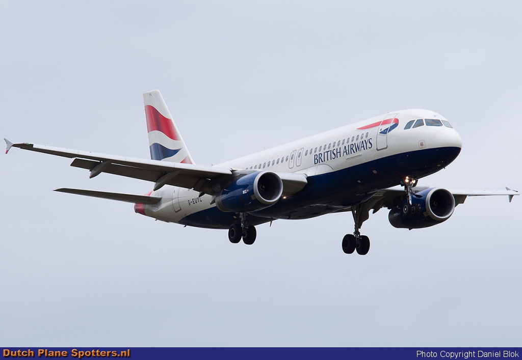 G-EUYL Airbus A320 British Airways by Daniel Blok