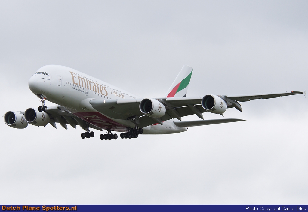 A6-EDP Airbus A380-800 Emirates by Daniel Blok
