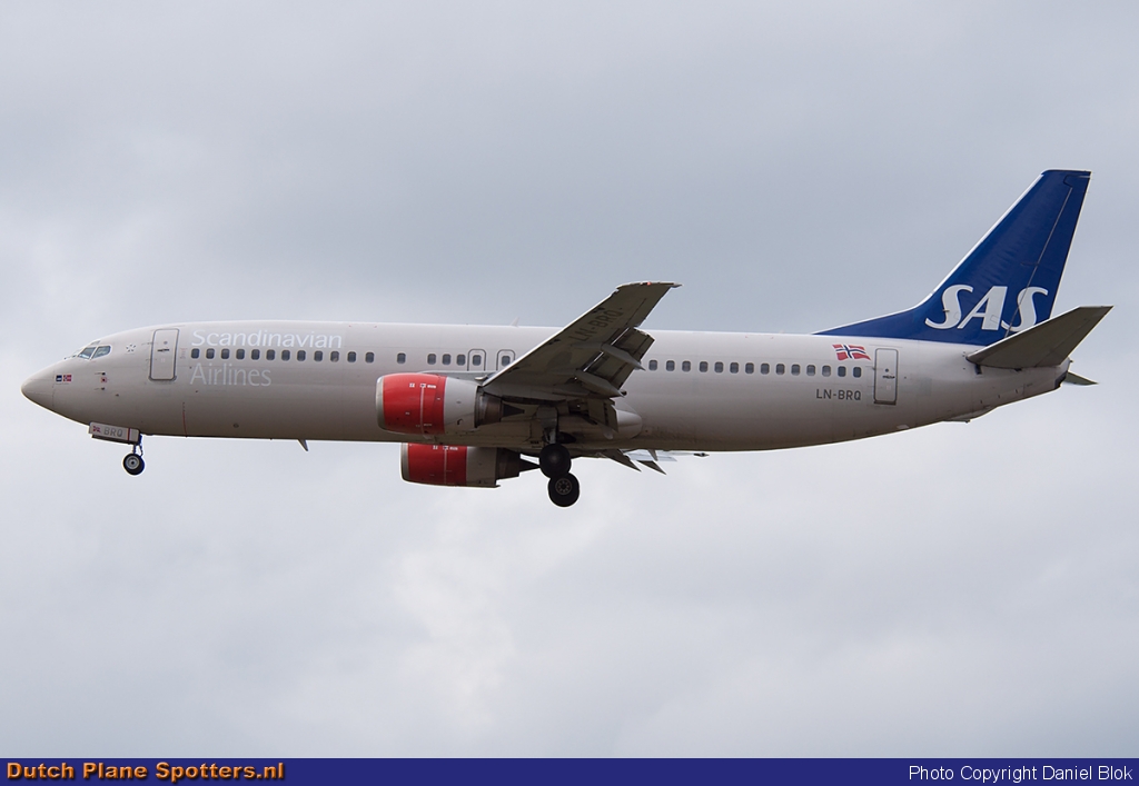 LN-BRQ Boeing 737-400 SAS Norge by Daniel Blok