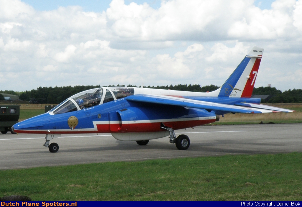 F-TERX Dassault-Dornier Alpha Jet MIL - French Air Force (Patrouille de France) by Daniel Blok