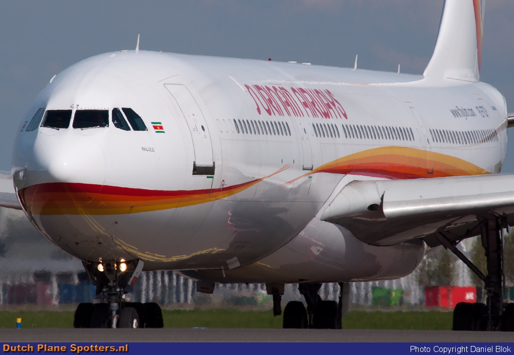 PZ-TCP Airbus A340-300 Surinam Airways by Daniel Blok