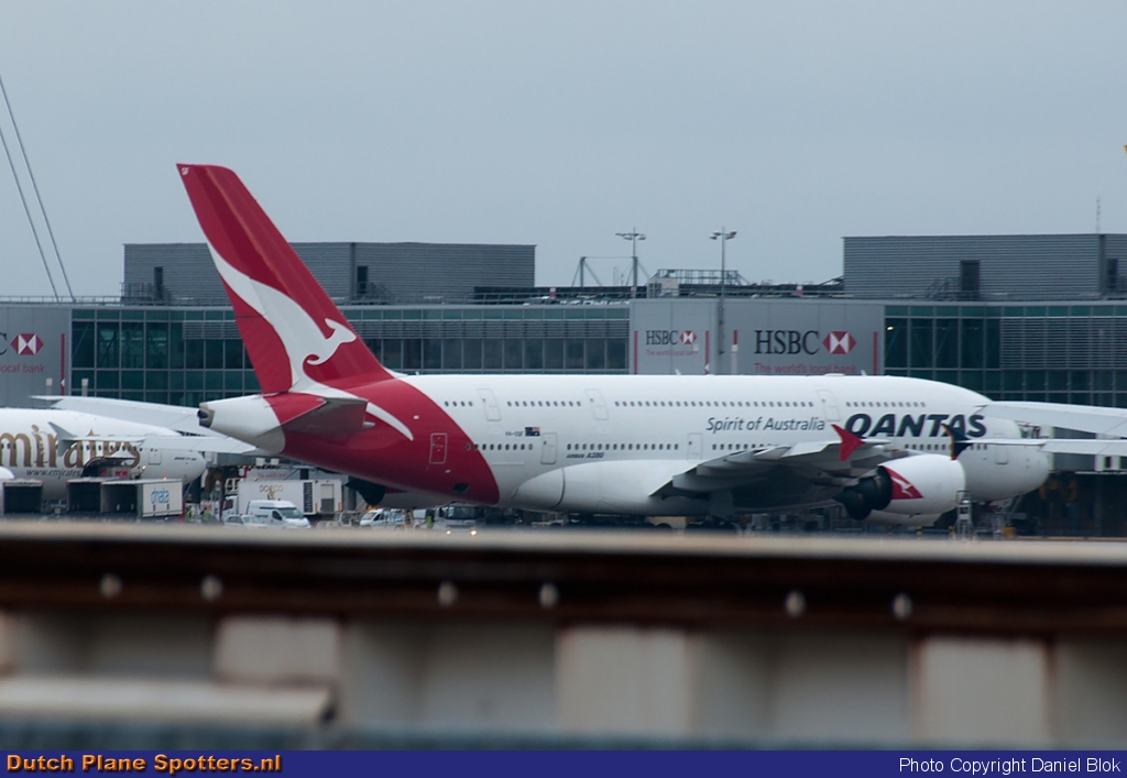 VH-OQF Airbus A380-800 Qantas by Daniel Blok