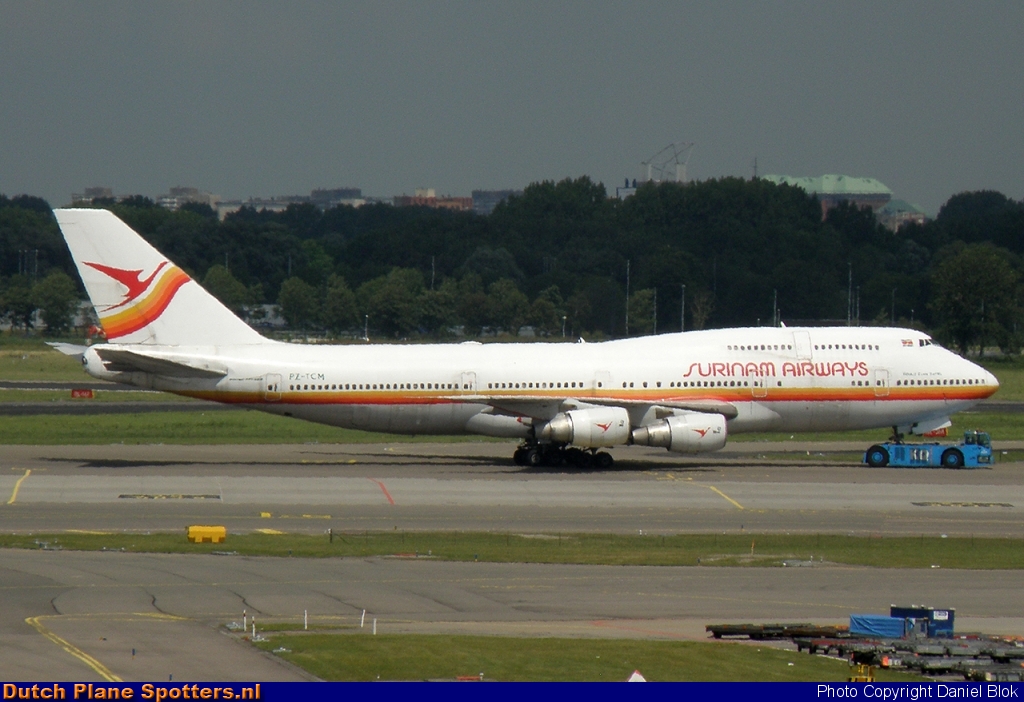 PZ-TCM Boeing 747-300 Surinam Airways by Daniel Blok