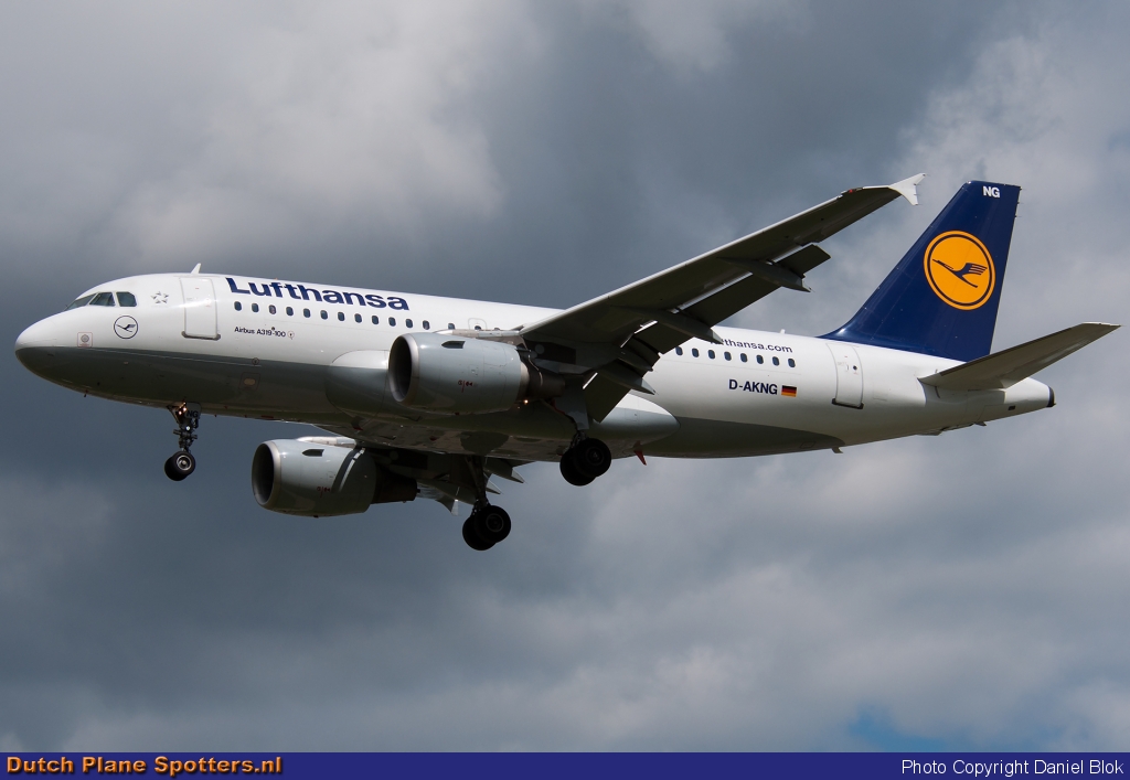 D-AKNG Airbus A319 Lufthansa by Daniel Blok