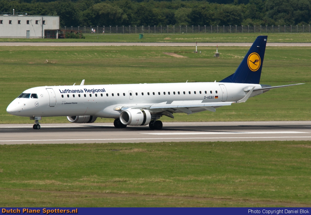 D-AEBO Embraer 195 CityLine (Lufthansa Regional) by Daniel Blok