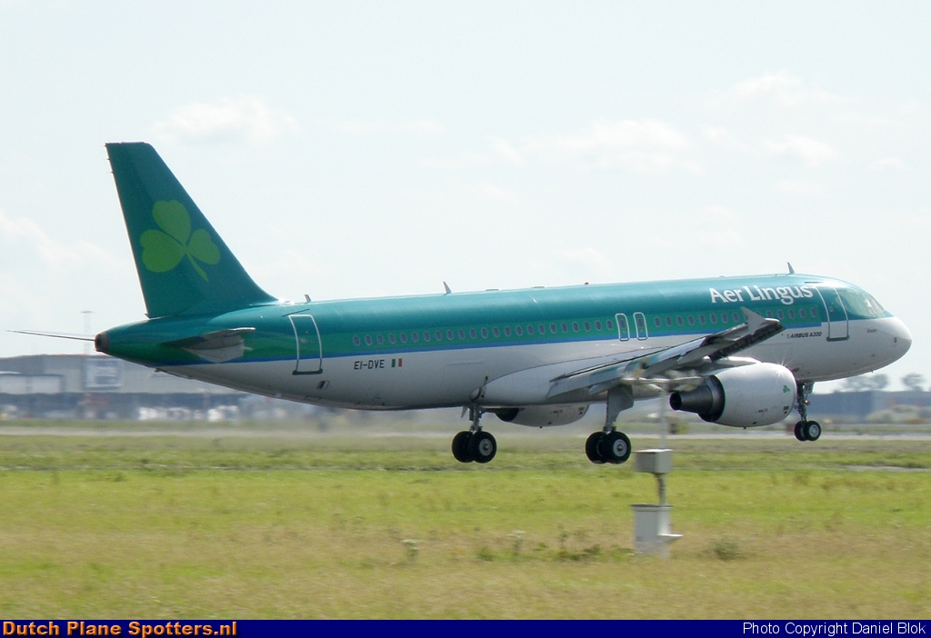 EI-DVE Airbus A320 Aer Lingus by Daniel Blok