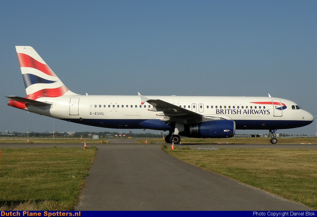 G-EUUL Airbus A320 British Airways by Daniel Blok