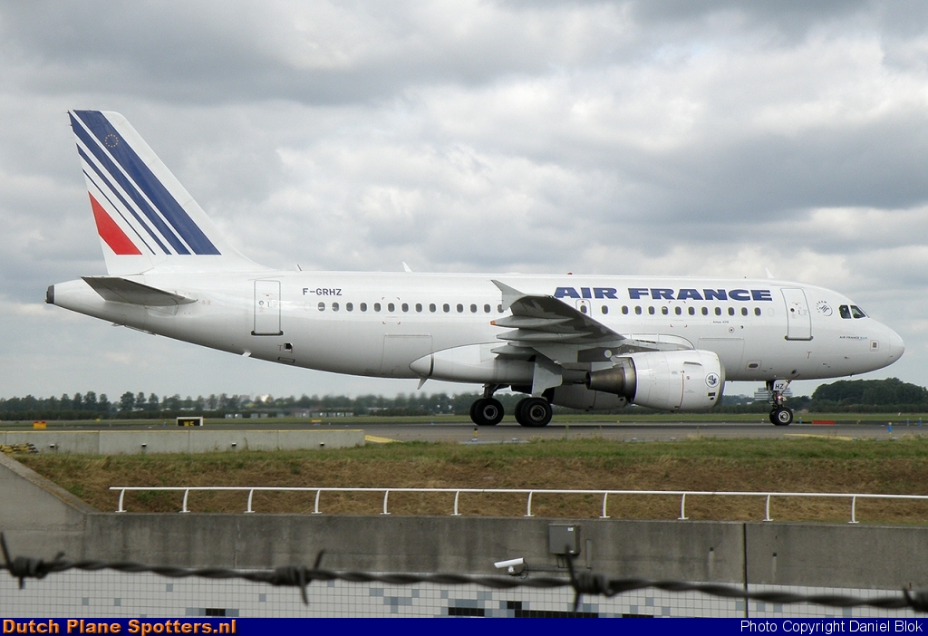 F-GRHZ Airbus A319 Air France by Daniel Blok