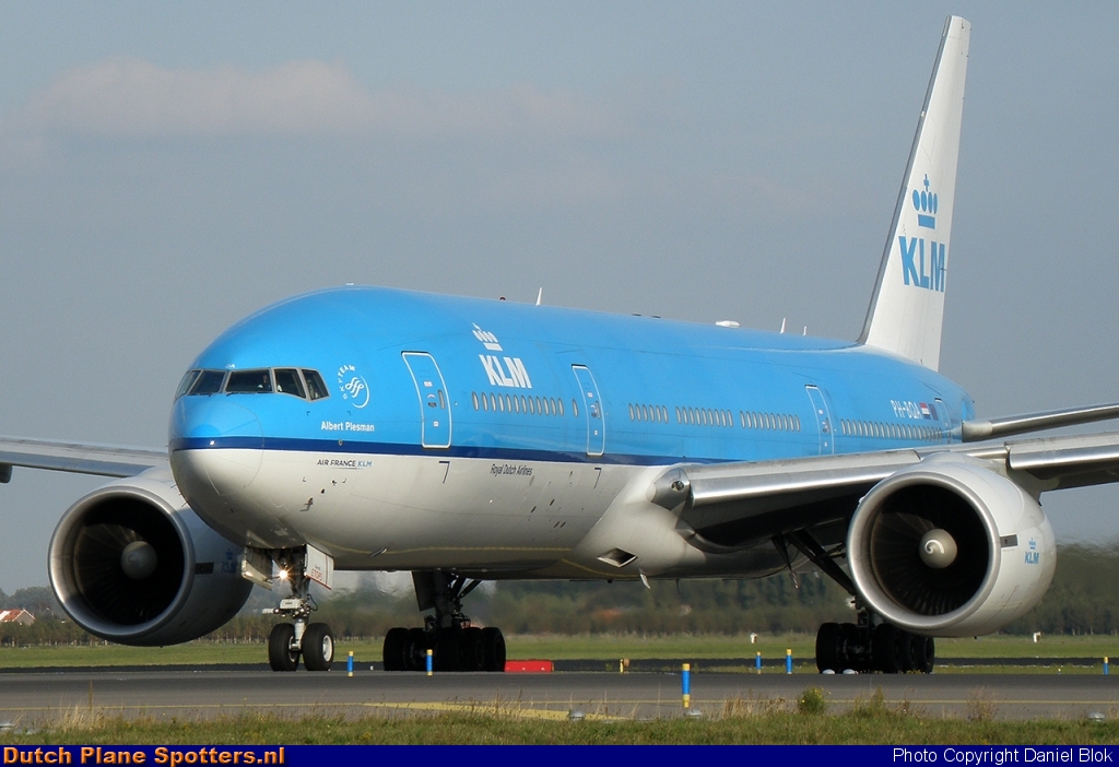 PH-BQA Boeing 777-200 KLM Royal Dutch Airlines by Daniel Blok