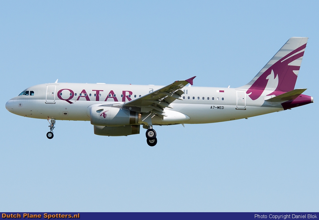 A7-MED Airbus A319 Qatar Amiri Flight by Daniel Blok