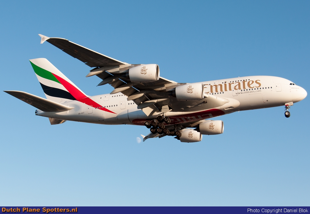 A6-EDT Airbus A380-800 Emirates by Daniel Blok