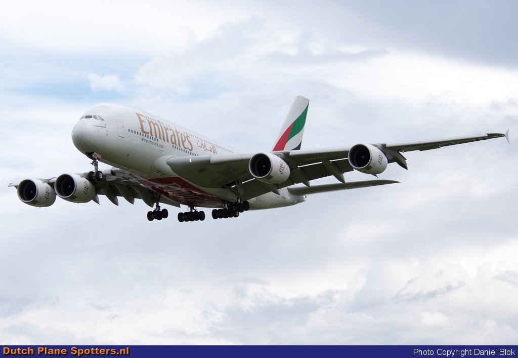 A6-EDR Airbus A380-800 Emirates by Daniel Blok