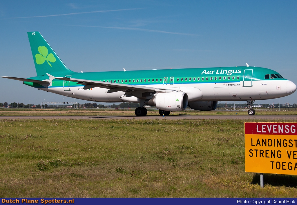 EI-DVG Airbus A320 Aer Lingus by Daniel Blok