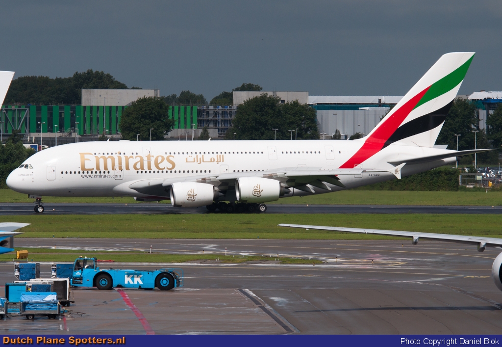 A6-EDQ Airbus A380-800 Emirates by Daniel Blok
