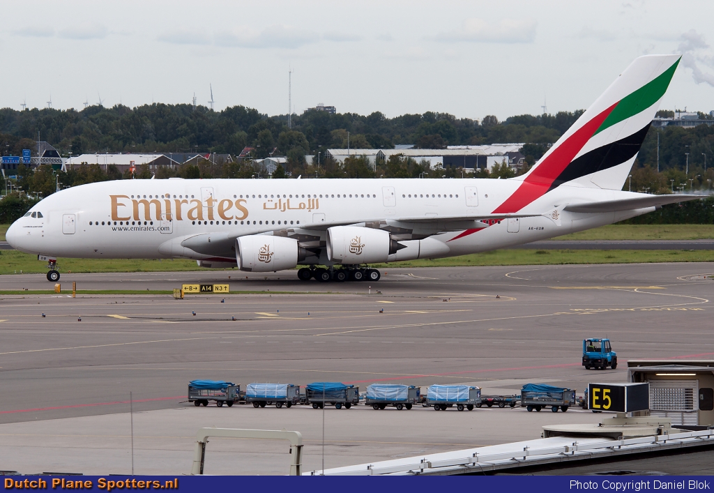 A6-EDB Airbus A380-800 Emirates by Daniel Blok
