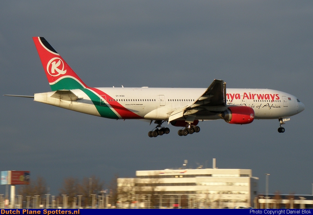 5Y-KQU Boeing 777-200 Kenya Airways by Daniel Blok