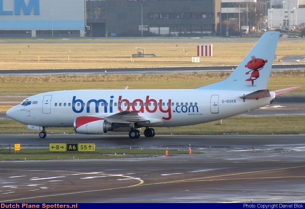 G-BVKB Boeing 737-500 BMI Baby by Daniel Blok