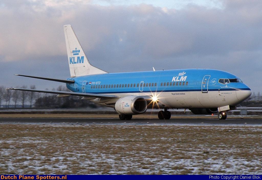 PH-BTD Boeing 737-300 KLM Royal Dutch Airlines by Daniel Blok