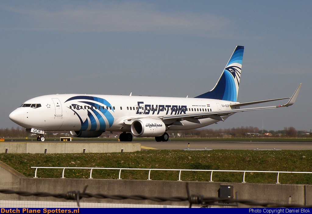 SU-GCR Boeing 737-800 Egypt Air by Daniel Blok