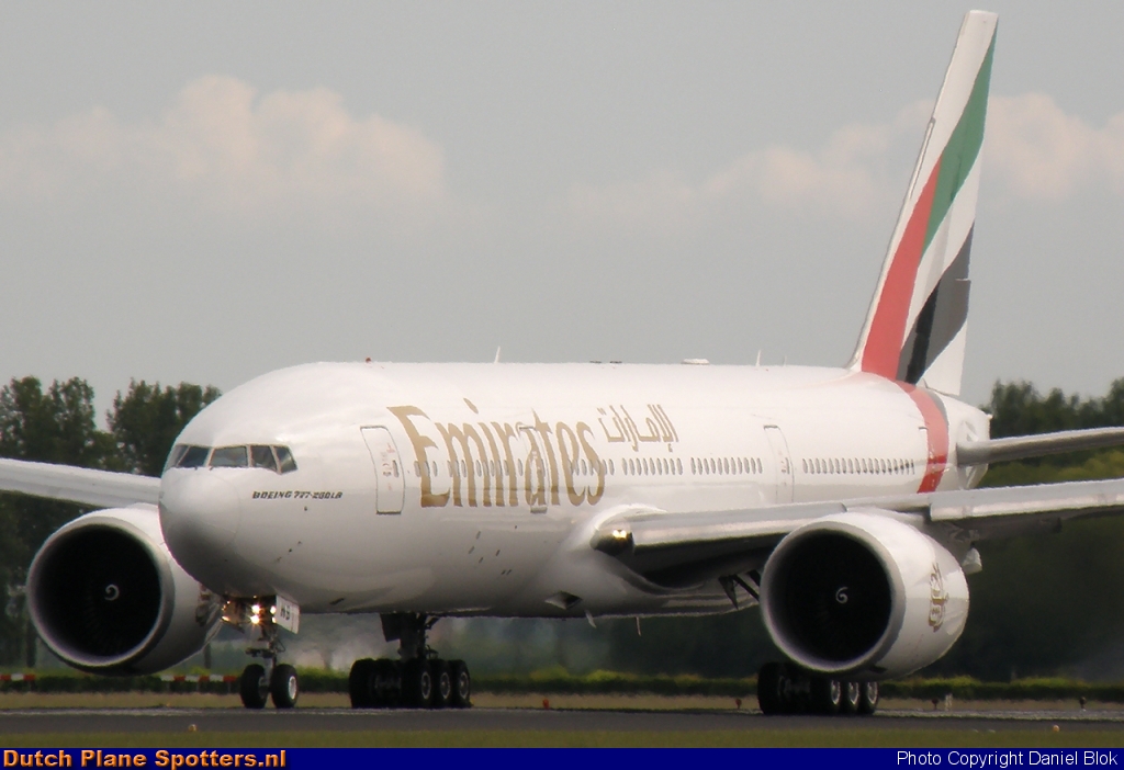 A6-EWB Boeing 777-200 Emirates by Daniel Blok