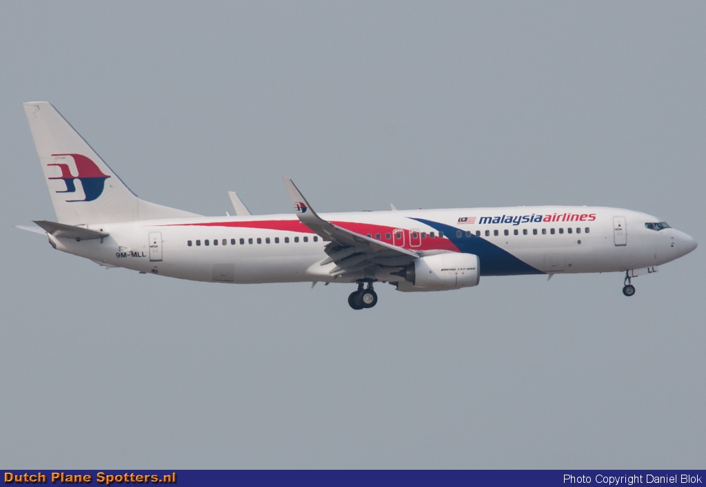 9M-MLL Boeing 737-800 Malaysia Airlines by Daniel Blok