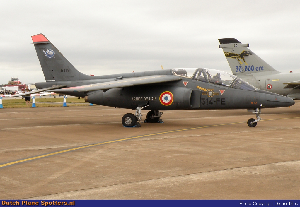 E19 / 314-FE Dassault-Dornier Alpha Jet MIL - French Air Force by Daniel Blok