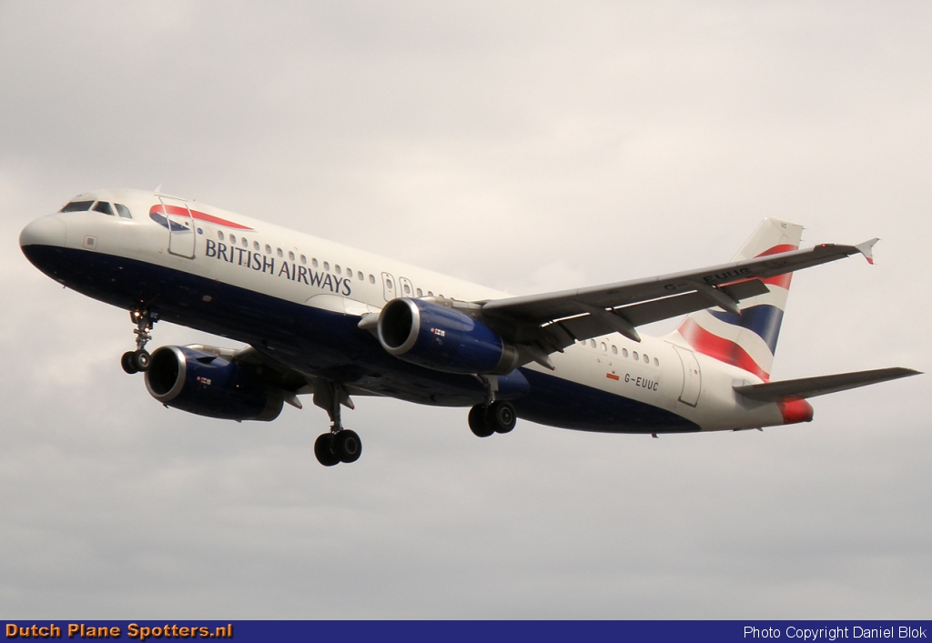 G-EUUC Airbus A320 British Airways by Daniel Blok