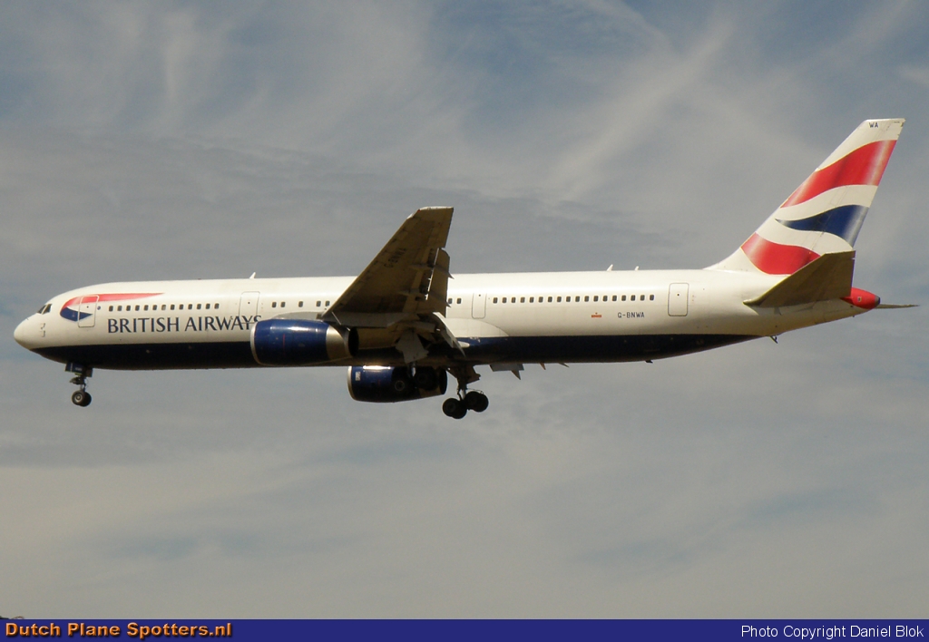 G-BNWA Boeing 767-300 British Airways by Daniel Blok