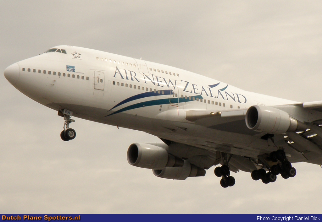 ZK-NBW Boeing 747-400 Air New Zealand by Daniel Blok