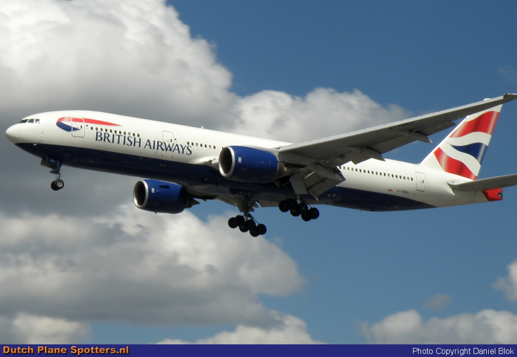 G-YMMJ Boeing 777-200 British Airways by Daniel Blok