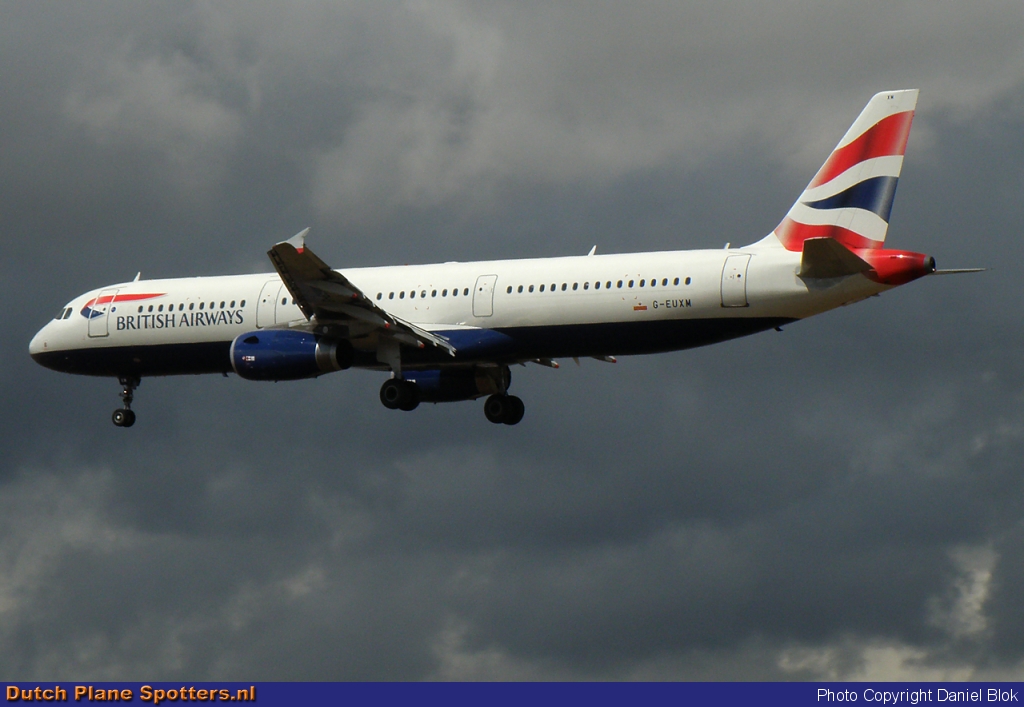 G-EUXM Airbus A321 British Airways by Daniel Blok