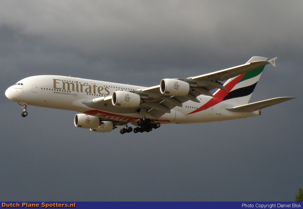 A6-EDK Airbus A380-800 Emirates by Daniel Blok