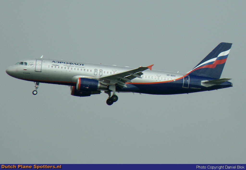 VP-BZS Airbus A320 Aeroflot - Russian Airlines by Daniel Blok