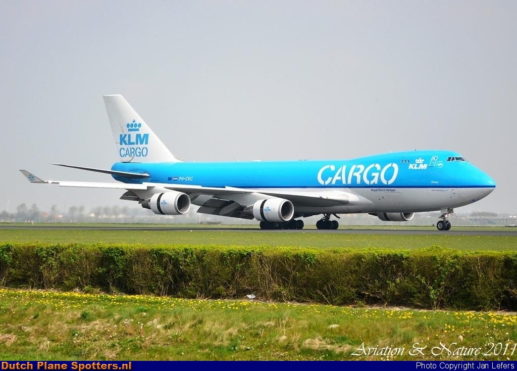 PH-CKC Boeing 747-400 KLM Cargo by Jan Lefers