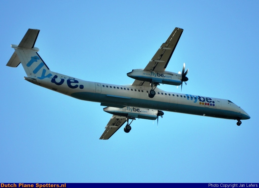 G-JECM Bombardier Dash 8-Q400 Flybe by Jan Lefers