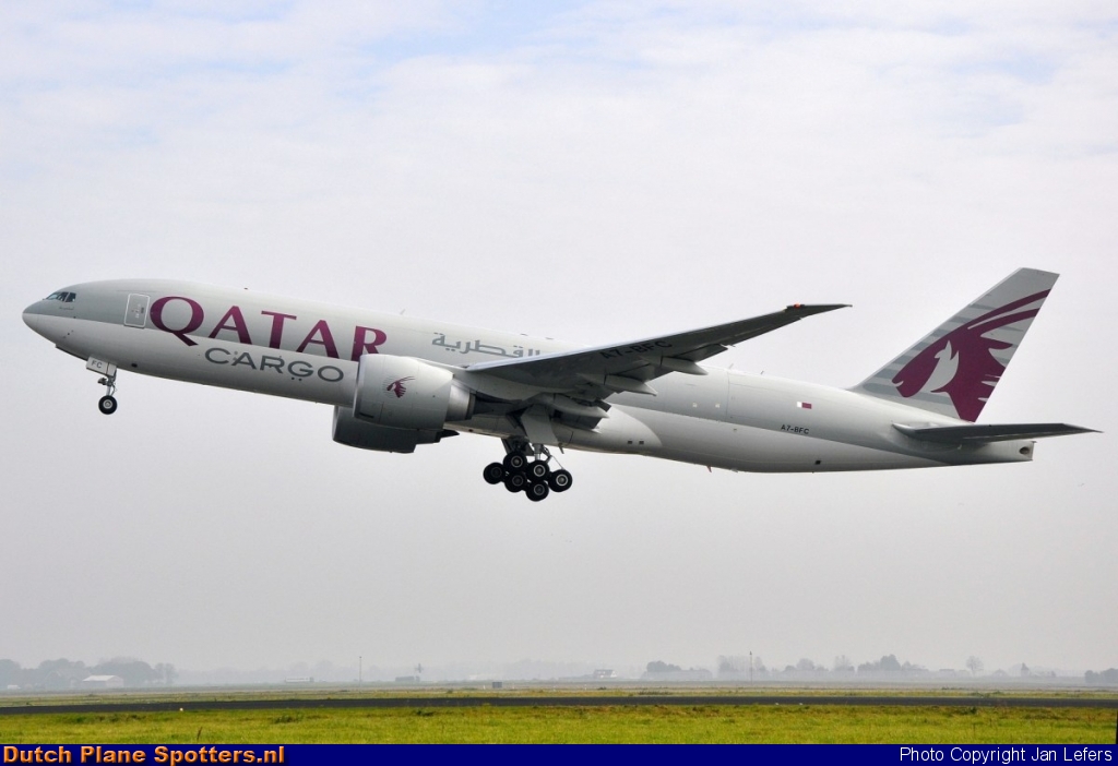 A7-BFC Boeing 777-F Qatar Airways Cargo by Jan Lefers
